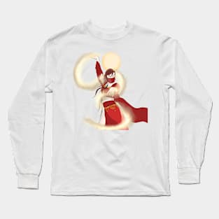 Sand bender desert girl dancer Long Sleeve T-Shirt